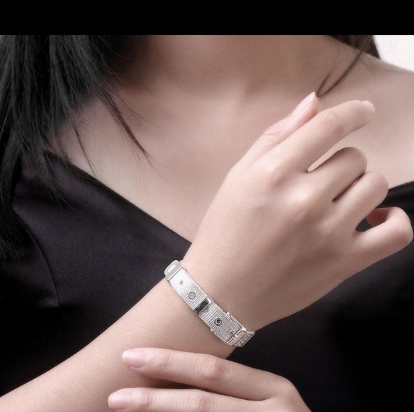 Net Strap Bracelets Silver Plated - Picture 2 of 5